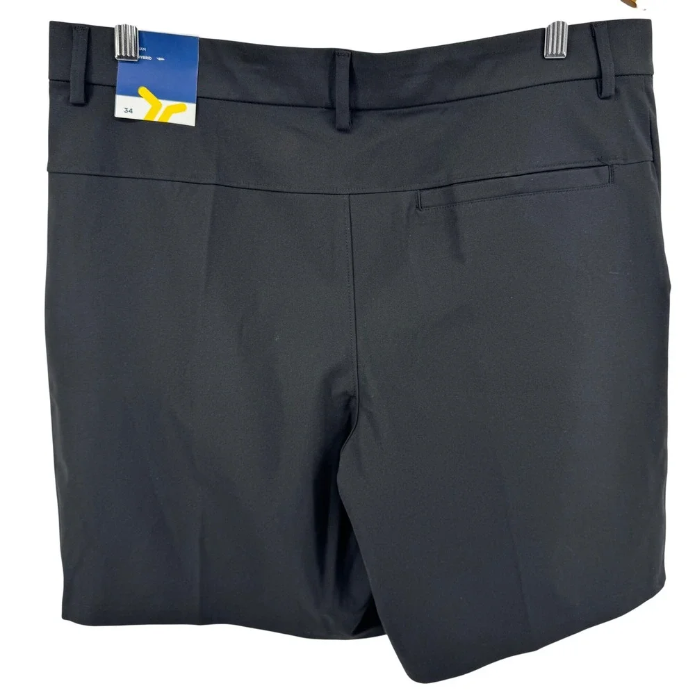 Old Navy Tech Hybrid Shorts Mens 34 Black 8